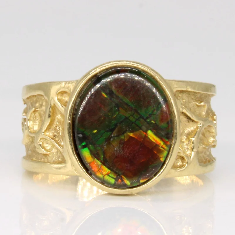 Premium Jewelry Now Available At Special Discounts Ammolite Cocktail Ring | 1.35ct | SZ 5.5 | Premium Jewelry Now Available At Special Discounts Ammolite Cocktail Ring | 1.35ct | SZ 5.5 |