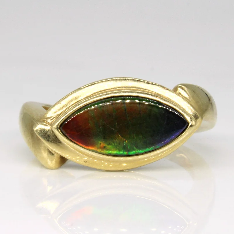 Trending Jewelry Styles Now At Limited-Time Discounts Ammolite Cocktail Ring | 1.45ct | SZ 7 | Trending Jewelry Styles Now At Limited-Time Discounts Ammolite Cocktail Ring | 1.45ct | SZ 7 |