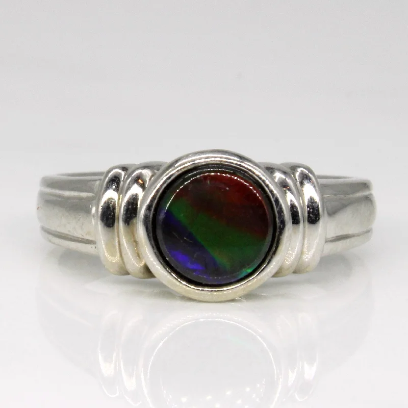 Elegant Jewelry, Exclusive Prices – Shop Now Solitaire Ammolite Ring | 0.50ct | SZ 5.5 | Elegant Jewelry, Exclusive Prices – Shop Now Solitaire Ammolite Ring | 0.50ct | SZ 5.5 |