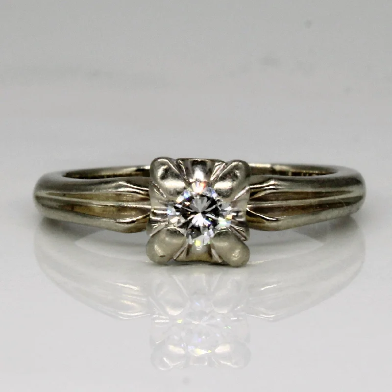 Premium Jewelry, Premium Discounts – Act Fast Cathedral Set Diamond Ring | 0.15ct | SZ 4.5 |
