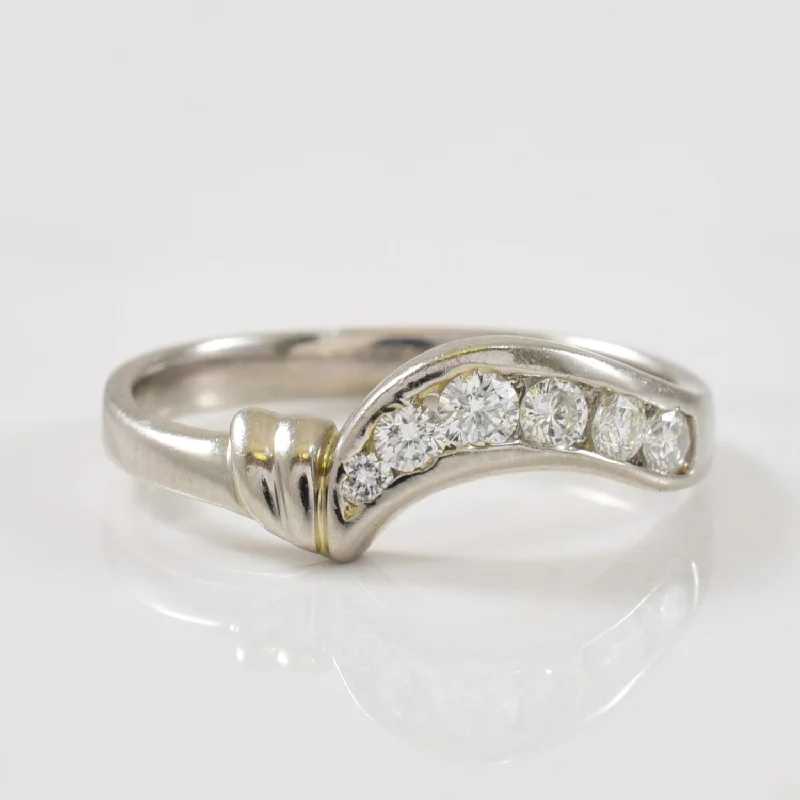 Limited-Time Offer On Elegant Jewelry Pieces Channel Set Diamond Chevron Ring | 0.18ctw | SZ 5.75 | Limited-Time Offer On Elegant Jewelry Pieces Channel Set Diamond Chevron Ring | 0.18ctw | SZ 5.75 |
