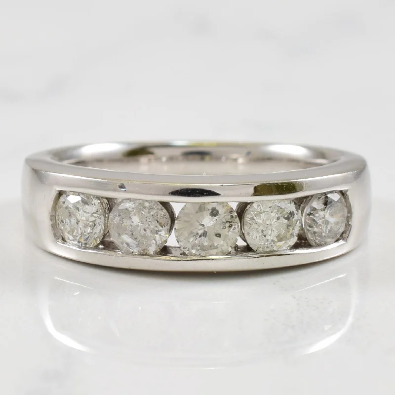 Limited-Time Jewelry Sale – Don't Miss These Deals Channel Set Diamond Ring | 0.90ctw | SZ 7 | Limited-Time Jewelry Sale – Don't Miss These Deals Channel Set Diamond Ring | 0.90ctw | SZ 7 |
