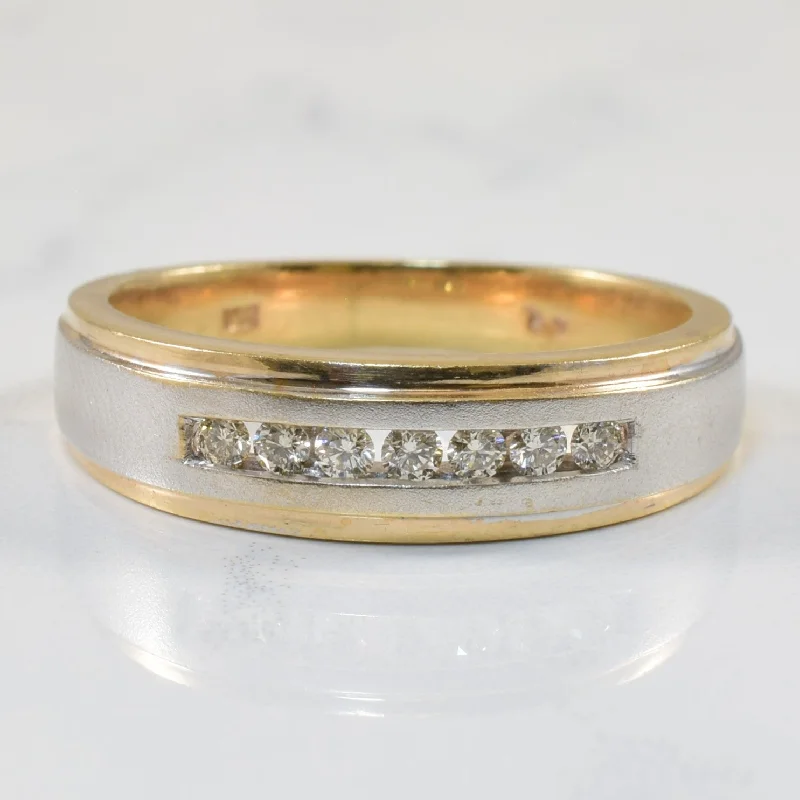 Affordable Elegance – Special Jewelry Sale Now Live Channel Set Diamond Two Tone Ring | 0.15ctw | SZ 10 | Affordable Elegance – Special Jewelry Sale Now Live Channel Set Diamond Two Tone Ring | 0.15ctw | SZ 10 |