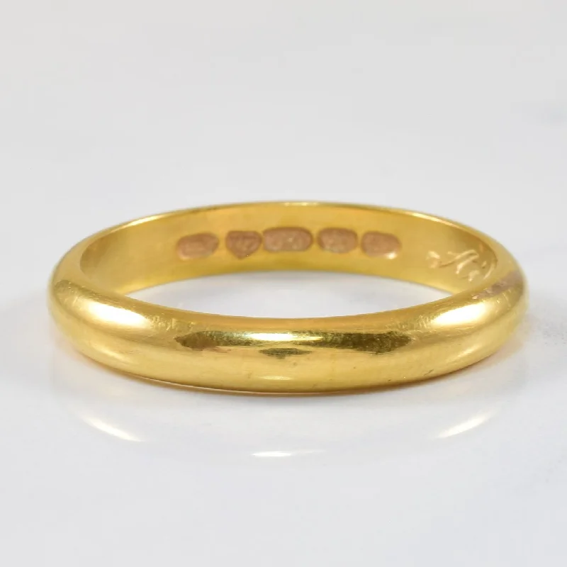 Chic And Stylish Jewelry At Exclusive Prices Classic Yellow Gold Band | SZ 10.75 |