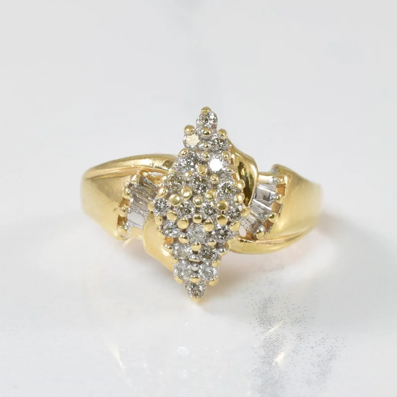 Shop Elegant Jewelry At Unbeatable Prices Diamond Bypass Ring | 0.24ctw | SZ 5 |