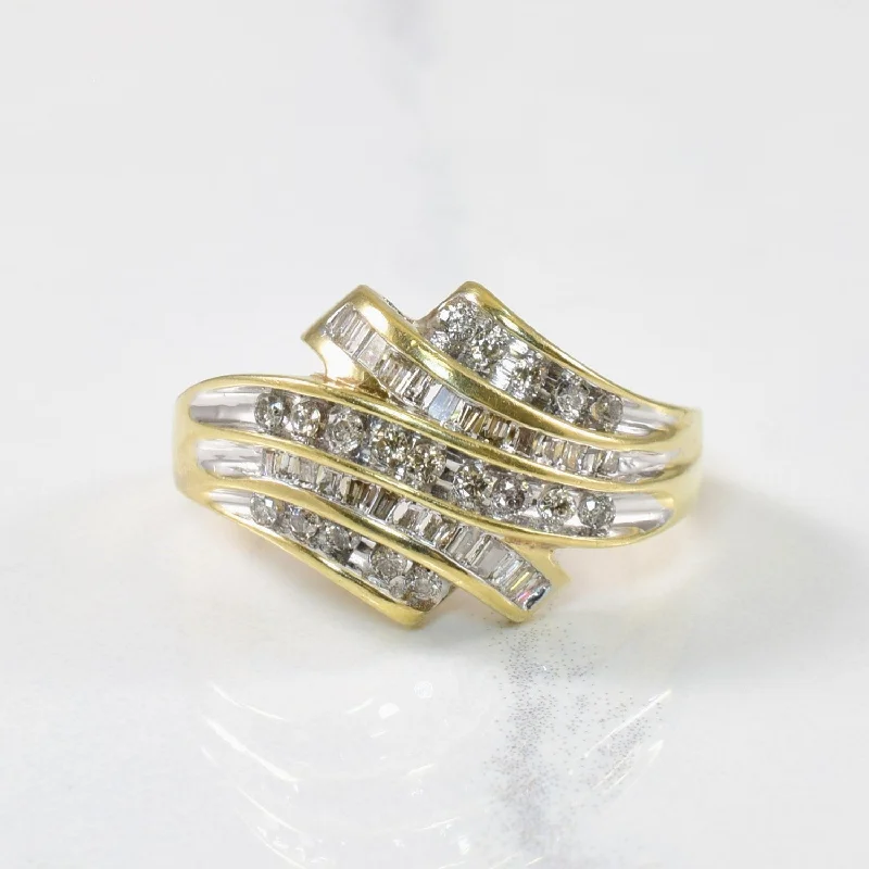 Luxury Jewelry Now At Special Promotional Rates Diamond Bypass Ring | 0.35ctw | SZ 5.5 | Luxury Jewelry Now At Special Promotional Rates Diamond Bypass Ring | 0.35ctw | SZ 5.5 |