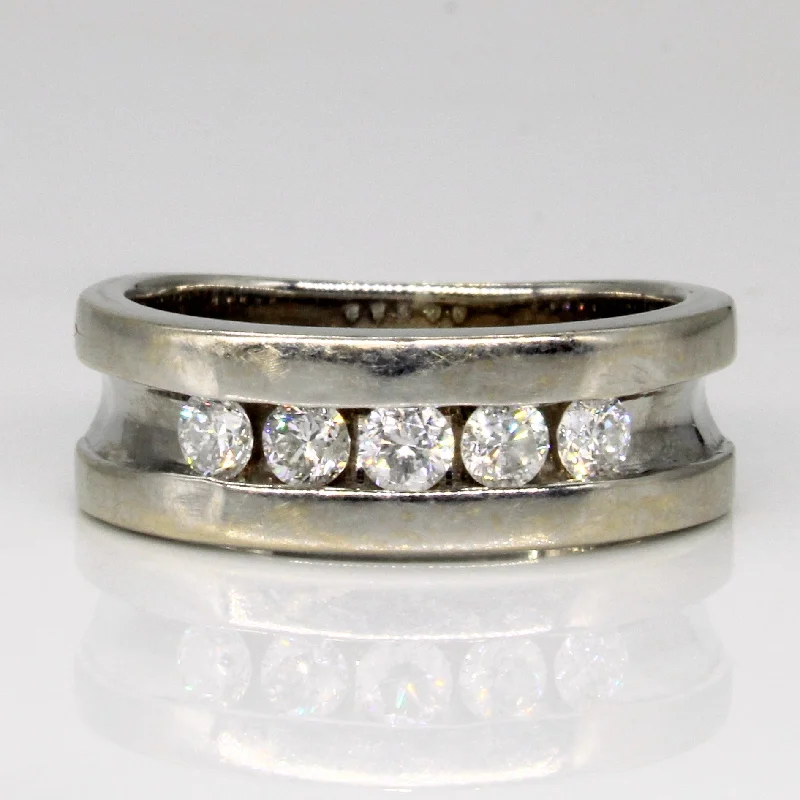 Handcrafted Jewelry Sale – Unique Designs At Low Prices Diamond Channel Set Ring | 0.45ctw | SZ 7.75 | Handcrafted Jewelry Sale – Unique Designs At Low Prices Diamond Channel Set Ring | 0.45ctw | SZ 7.75 |
