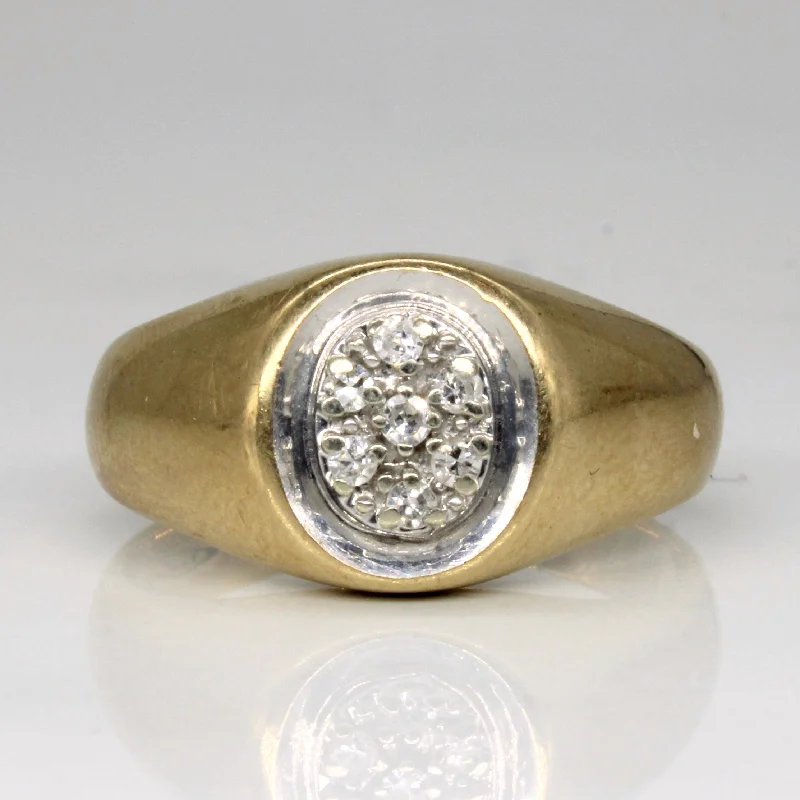 Celebrate Every Occasion With Sparkling Savings Diamond Cluster Ring | 0.13ctw | SZ 9.75 | Celebrate Every Occasion With Sparkling Savings Diamond Cluster Ring | 0.13ctw | SZ 9.75 |