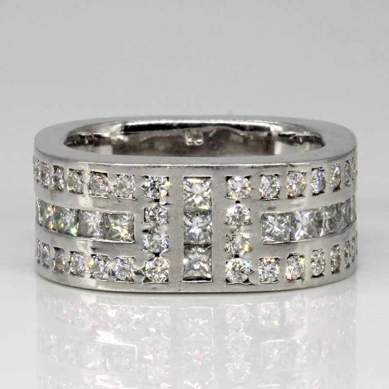 Unique Jewelry For Less – Shop The Sale Now Multi Channel Diamond Wide Band | 2.00ctw | SZ 10 | Unique Jewelry For Less – Shop The Sale Now Multi Channel Diamond Wide Band | 2.00ctw | SZ 10 |