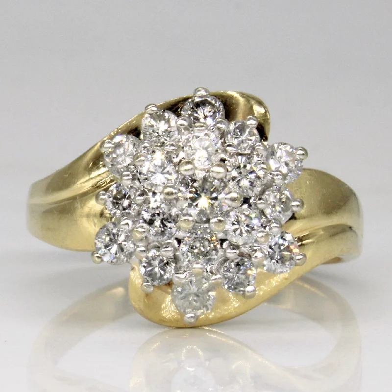 Exclusive Jewelry Sale – Limited-Time Discounts Diamond Cluster Waterfall Ring | 0.90ctw | SZ 8.25 | Exclusive Jewelry Sale – Limited-Time Discounts Diamond Cluster Waterfall Ring | 0.90ctw | SZ 8.25 |