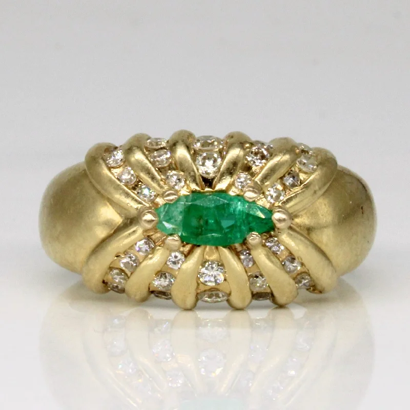 Huge Savings On Timeless Jewelry Collections Diamond & Emerald Ring | 0.22ctw, 0.12ct | SZ 4.5 | Huge Savings On Timeless Jewelry Collections Diamond & Emerald Ring | 0.22ctw, 0.12ct | SZ 4.5 |
