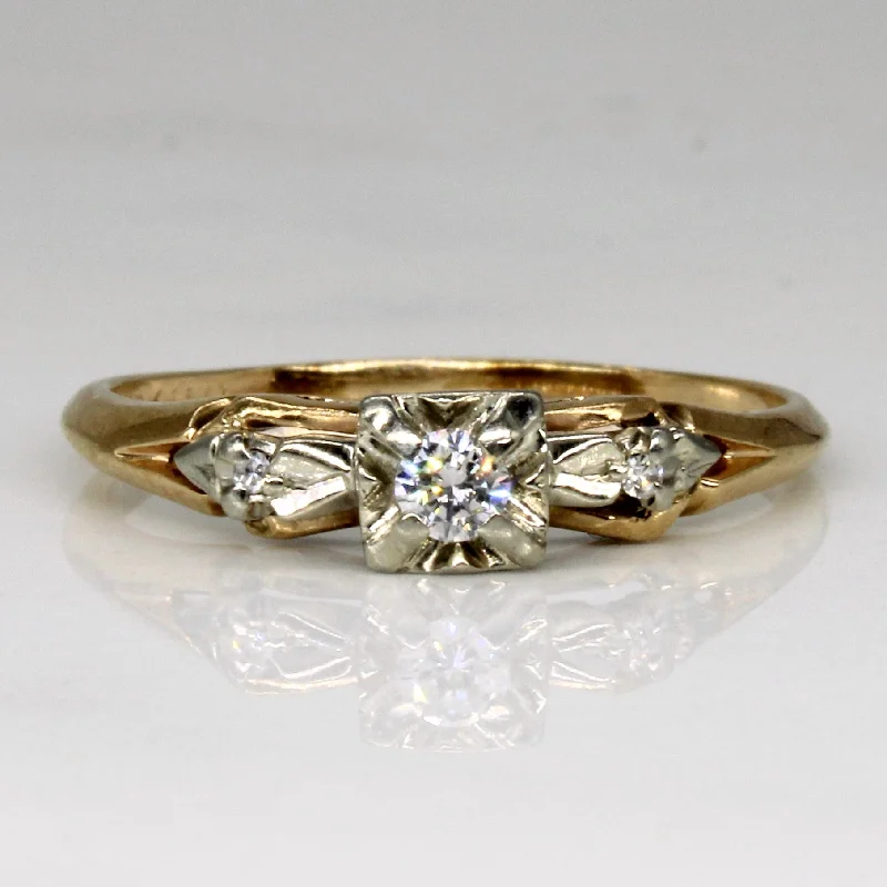 Jewelry Sale Bonanza – Grab Your Sparkle Now Vintage Three Stone Diamond Ring | 0.09ctw | SZ 7.5 | Jewelry Sale Bonanza – Grab Your Sparkle Now Vintage Three Stone Diamond Ring | 0.09ctw | SZ 7.5 |