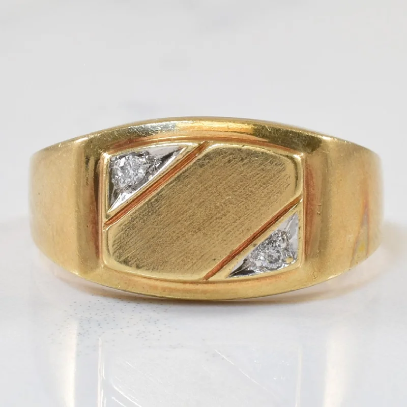 Elegant Necklaces And Bracelets At Limited-Time Offers Diamond Flat Edge Ring | 0.03ctw | SZ 7.5 | Elegant Necklaces And Bracelets At Limited-Time Offers Diamond Flat Edge Ring | 0.03ctw | SZ 7.5 |