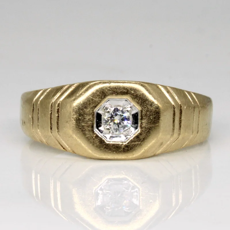 Elegant Rose Gold Jewelry For A Stylish Touch Diamond Flush Set Ring | 0.08ct | SZ 10 | Elegant Rose Gold Jewelry For A Stylish Touch Diamond Flush Set Ring | 0.08ct | SZ 10 |