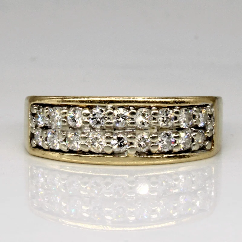 High-Quality Jewelry At A Fraction Of The Cost Diamond Flush Set Ring | 0.45ctw | SZ 6 | High-Quality Jewelry At A Fraction Of The Cost Diamond Flush Set Ring | 0.45ctw | SZ 6 |