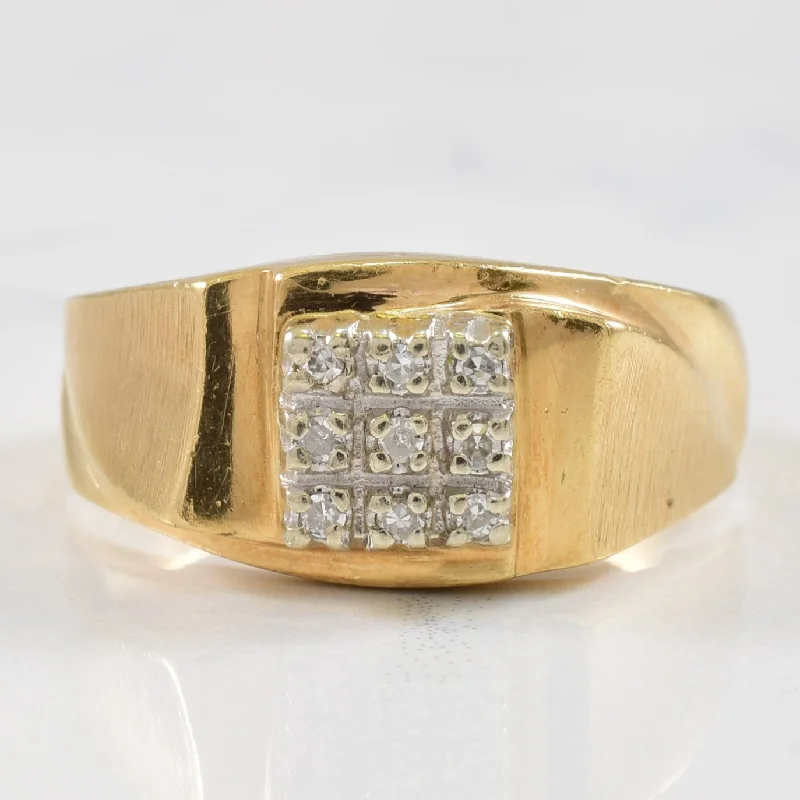 The Perfect Jewelry Piece At The Perfect Price Diamond Grid Ring | 0.06ctw | SZ 8.5 | The Perfect Jewelry Piece At The Perfect Price Diamond Grid Ring | 0.06ctw | SZ 8.5 |