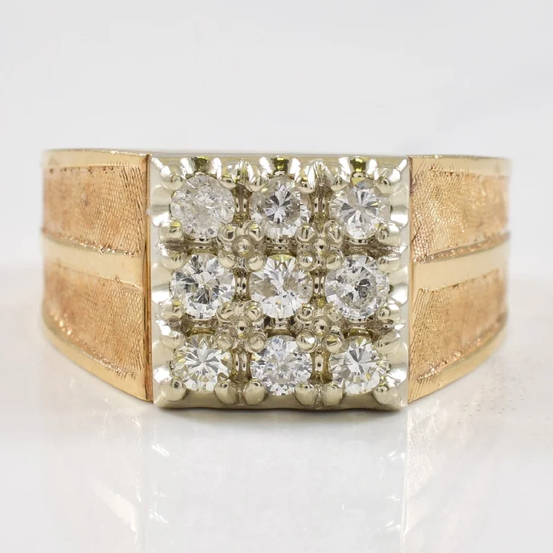 Exclusive Gemstone Jewelry At Special Prices Diamond Grid Ring | 0.45ctw | SZ 8 |