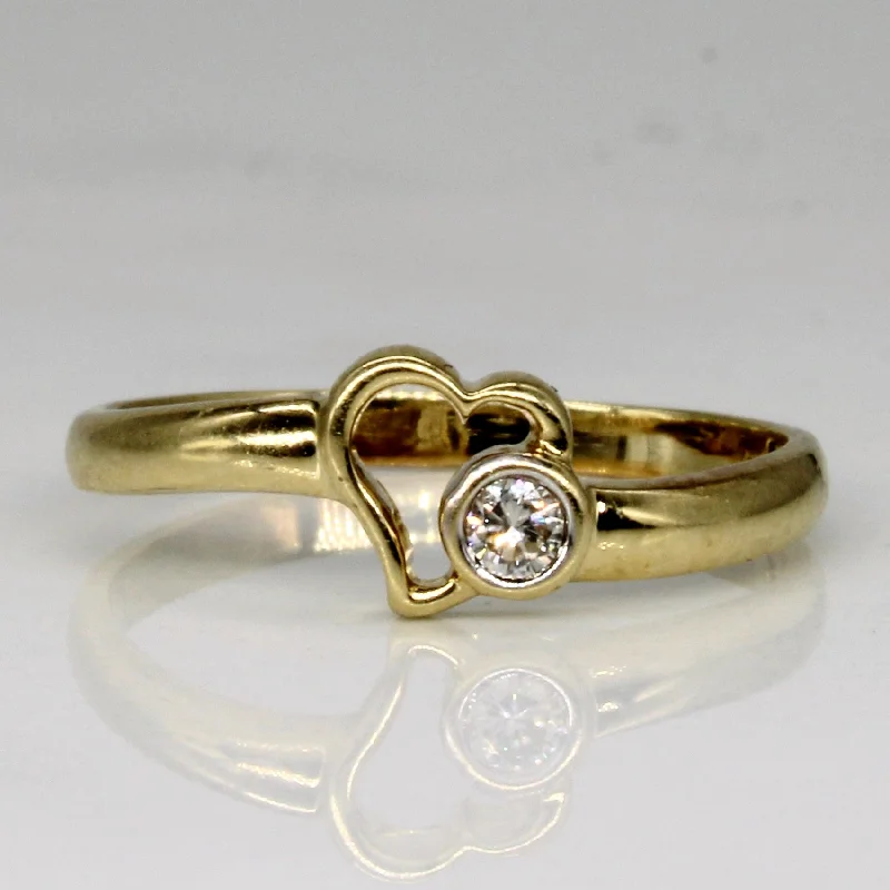 Bold And Beautiful Jewelry Now At Irresistible Prices Diamond Heart Ring | 0.07ct | SZ 5.75 | Bold And Beautiful Jewelry Now At Irresistible Prices Diamond Heart Ring | 0.07ct | SZ 5.75 |