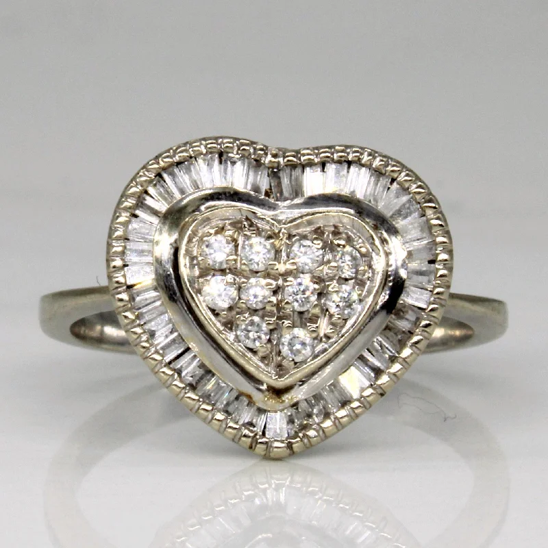 Don't Miss Out On Bestselling Jewelry At Special Prices Mixed Cut Diamond Heart Ring | 0.30ctw | SZ 7 | Don't Miss Out On Bestselling Jewelry At Special Prices Mixed Cut Diamond Heart Ring | 0.30ctw | SZ 7 |