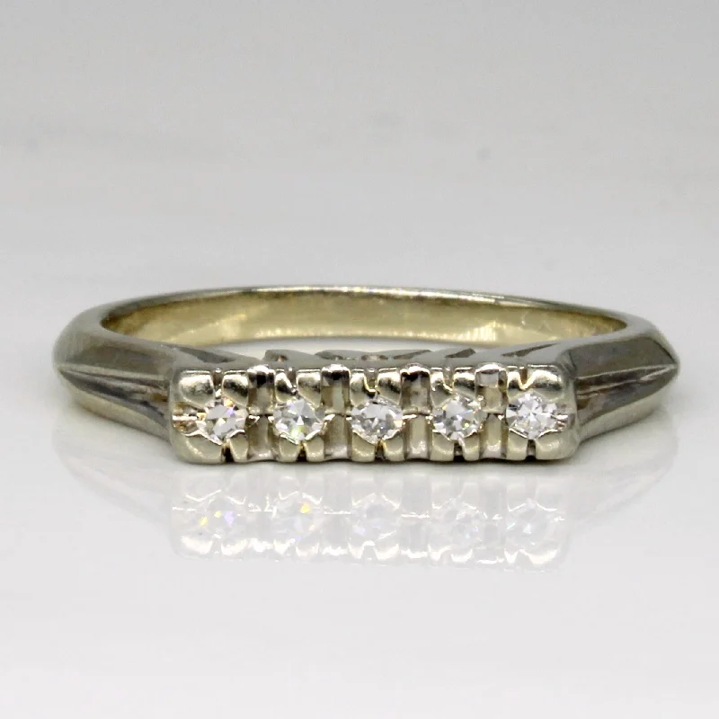 Limited-Stock Jewelry Sale – Shop Before It's Gone Five Stone Diamond High Set Ring | 0.05ctw | SZ 7 | Limited-Stock Jewelry Sale – Shop Before It's Gone Five Stone Diamond High Set Ring | 0.05ctw | SZ 7 |