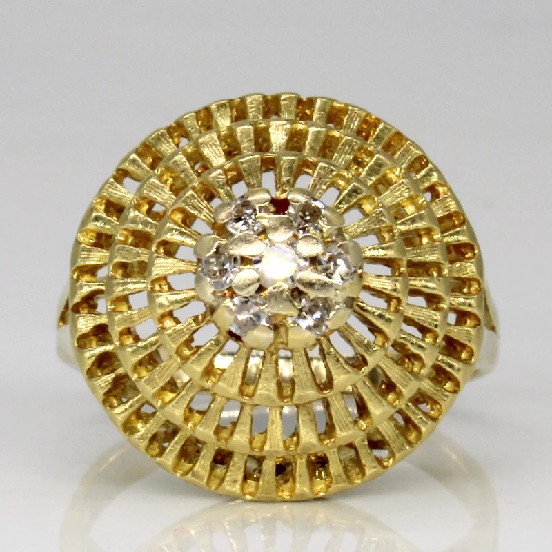 Shop Fine Jewelry With Amazing Deals Diamond Cluster Set Cocktail Ring | 0.16ctw | SZ 6.5 | Shop Fine Jewelry With Amazing Deals Diamond Cluster Set Cocktail Ring | 0.16ctw | SZ 6.5 |