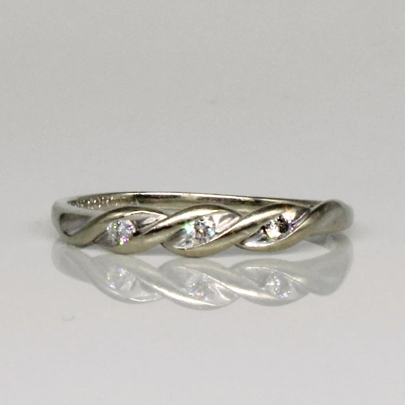 Limited-Stock Jewelry Sale – Once It's Gone, It's Gone Braided Diamond Ring | 0.09ctw | SZ 7.75 | Limited-Stock Jewelry Sale – Once It's Gone, It's Gone Braided Diamond Ring | 0.09ctw | SZ 7.75 |