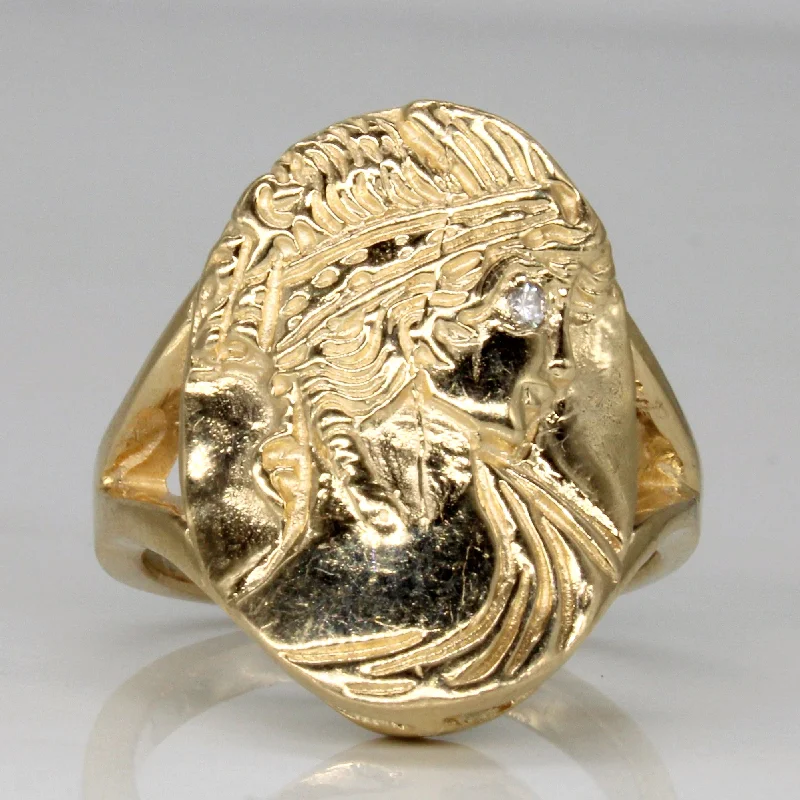 High-End Jewelry, Now More Affordable Than Ever Diamond Portrait Ring | 0.02ct | SZ 8.5 | High-End Jewelry, Now More Affordable Than Ever Diamond Portrait Ring | 0.02ct | SZ 8.5 |