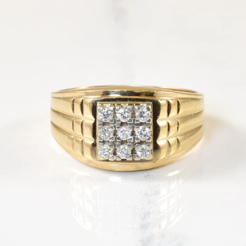 Unmissable Discounts On Timeless Jewelry Pieces Cluster Set Diamond Grid Ring | 0.25ctw | SZ 9.25 | Unmissable Discounts On Timeless Jewelry Pieces Cluster Set Diamond Grid Ring | 0.25ctw | SZ 9.25 |