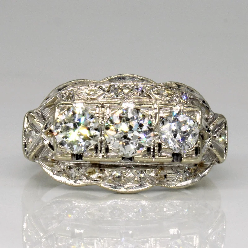 Unmissable Jewelry Clearance – Final Reductions Diamond Vintage Engagement Ring | 1.01ctw | SZ 6 | Unmissable Jewelry Clearance – Final Reductions Diamond Vintage Engagement Ring | 1.01ctw | SZ 6 |