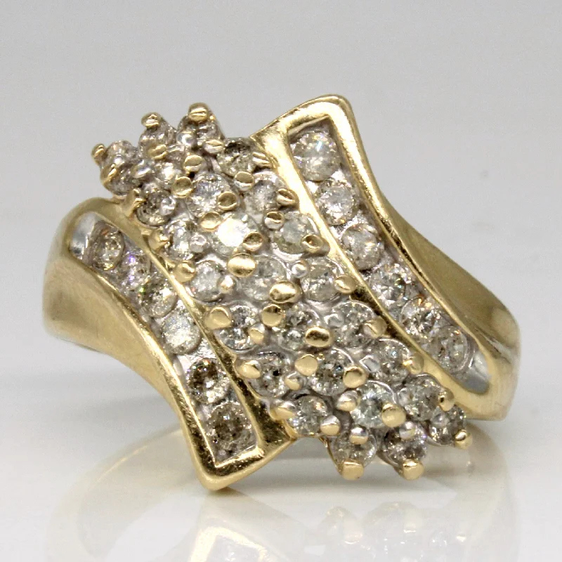 Shine In Style – Shop Jewelry Discounts Today Diamond Waterfall Ring | 1.00ctw | SZ 7.25 | Shine In Style – Shop Jewelry Discounts Today Diamond Waterfall Ring | 1.00ctw | SZ 7.25 |