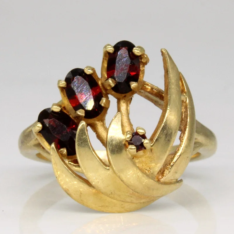 Luxury Meets Affordability – Jewelry Sale Live Now Garnet Abstract Cocktail Ring | 0.80ctw | SZ 6 | Luxury Meets Affordability – Jewelry Sale Live Now Garnet Abstract Cocktail Ring | 0.80ctw | SZ 6 |