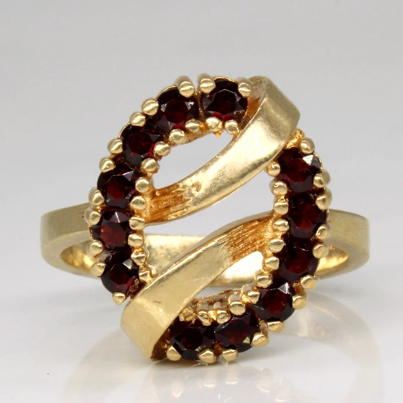 Exclusive Gemstone Jewelry Markdowns – Shop Now Garnet Wreath Ring | 1.00ctw | SZ 7.25 |