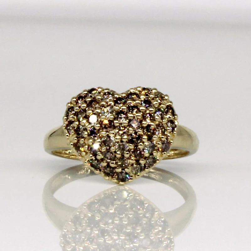 The Perfect Accessory For Less – Jewelry Sale Live Heart Shaped Diamond Cluster Ring | 0.84ctw | SZ 6.75 | The Perfect Accessory For Less – Jewelry Sale Live Heart Shaped Diamond Cluster Ring | 0.84ctw | SZ 6.75 |