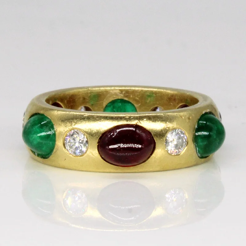 Flash Jewelry Sale – Get Stunning Pieces At Low Prices Ruby, Emerald and Diamond Cocktail Ring | 3.81ctw | SZ 4.25 | Flash Jewelry Sale – Get Stunning Pieces At Low Prices Ruby, Emerald and Diamond Cocktail Ring | 3.81ctw | SZ 4.25 |