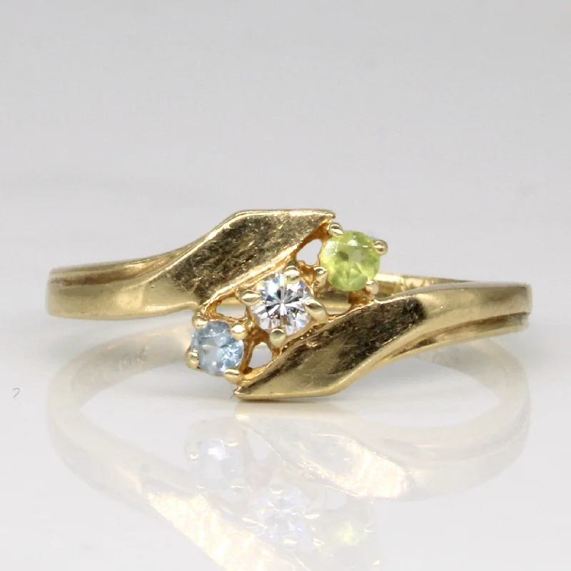 Buy More, Save More On Stunning Jewelry Designs Multi Gem Waterfall Ring with Diamond, Peridot and Aquamarine | 0.13ctw | SZ 8.75 | Buy More, Save More On Stunning Jewelry Designs Multi Gem Waterfall Ring with Diamond, Peridot and Aquamarine | 0.13ctw | SZ 8.75 |