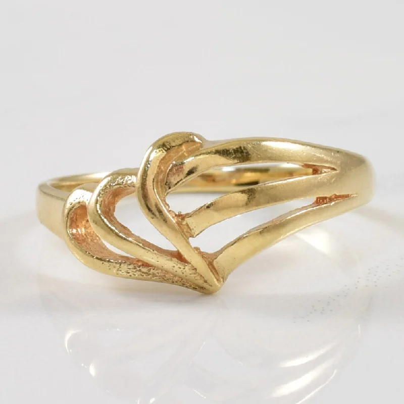 Sparkle More For Less – Jewelry Sale Happening Now Yellow Gold Open Work Chevron Ring | SZ 6 | Sparkle More For Less – Jewelry Sale Happening Now Yellow Gold Open Work Chevron Ring | SZ 6 |