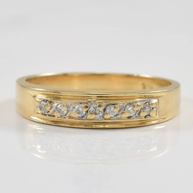 Delicate Crystal Jewelry For Sophisticated Charm Pave Set Diamond Band | 0.07ctw | SZ 6.5 | Delicate Crystal Jewelry For Sophisticated Charm Pave Set Diamond Band | 0.07ctw | SZ 6.5 |