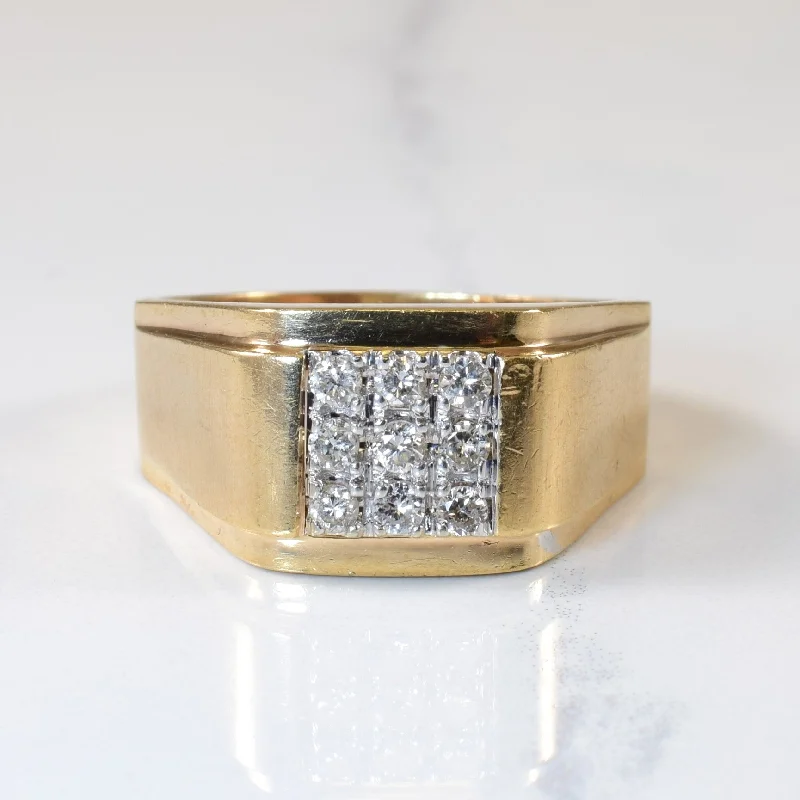 Luxury Jewelry Sale – Sparkle For Less Pave Set Diamond Grid Ring | 0.40ctw | SZ 12.75 | Luxury Jewelry Sale – Sparkle For Less Pave Set Diamond Grid Ring | 0.40ctw | SZ 12.75 |