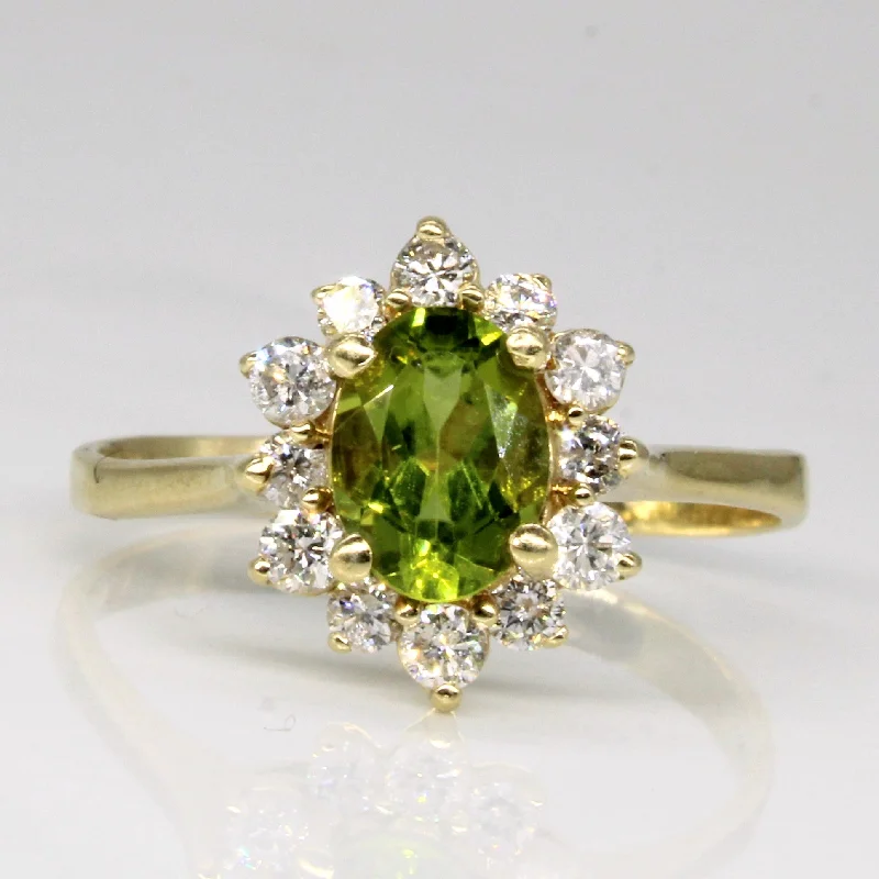 Fashion-Forward Jewelry At Incredible Prices Peridot & Diamond Cocktail Ring | 1.20ct, 0.48ctw | SZ 10.25 | Fashion-Forward Jewelry At Incredible Prices Peridot & Diamond Cocktail Ring | 1.20ct, 0.48ctw | SZ 10.25 |
