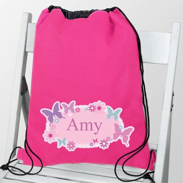 Personalised Butterfly Swim & Kit Bag