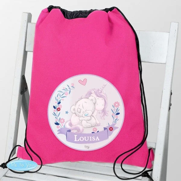 Personalised Tiny Tatty Teddy Unicorn Swim & School Bag