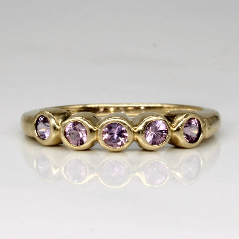 Dainty And Elegant Jewelry Now At Reduced Prices Pink Sapphire Ring | 0.45ctw | SZ 8 | Dainty And Elegant Jewelry Now At Reduced Prices Pink Sapphire Ring | 0.45ctw | SZ 8 |