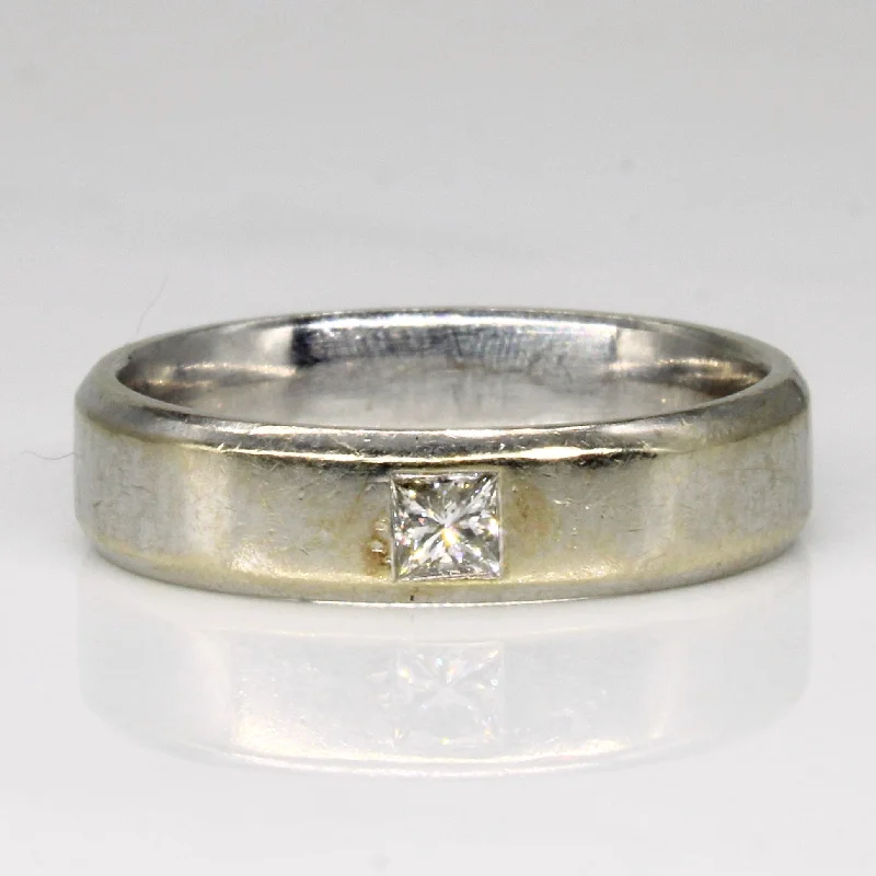 Shop Handcrafted Jewelry At Special Promotional Rates Solitaire Princess Cut Diamond Band | 0.15ct | SZ 7.25 | Shop Handcrafted Jewelry At Special Promotional Rates Solitaire Princess Cut Diamond Band | 0.15ct | SZ 7.25 |