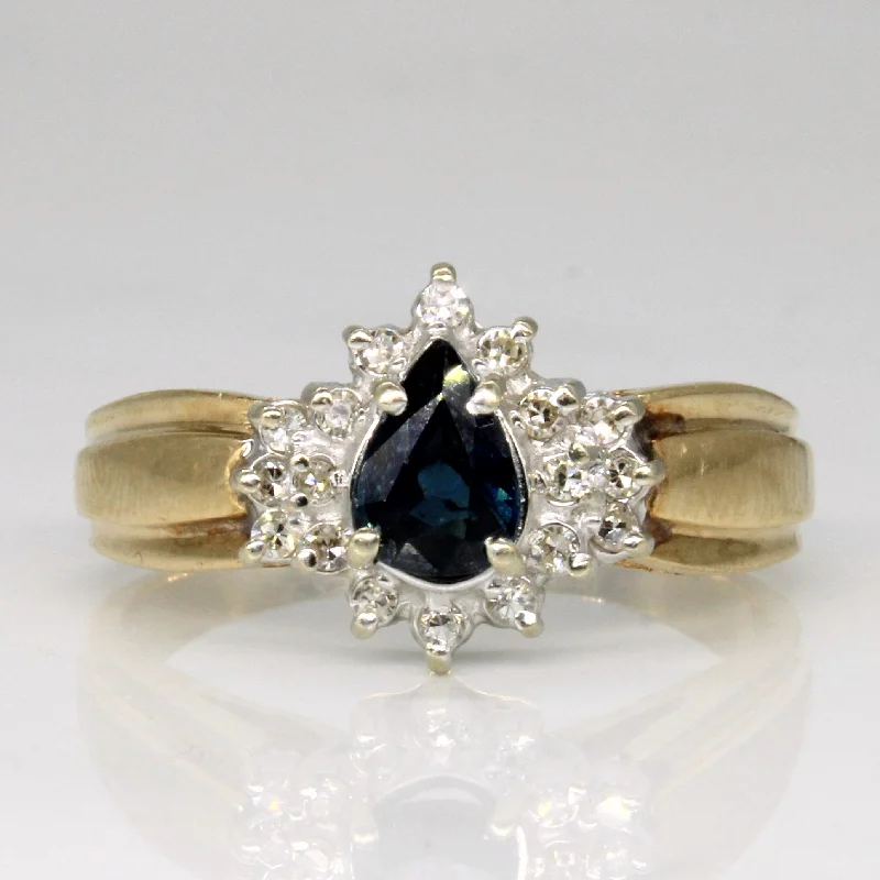 Premium Diamond Jewelry At Once-In-A-Lifetime Discounts Sapphire & Diamond Cluster Set Ring | 0.65ct, 0.13ctw | SZ 9.75 | Premium Diamond Jewelry At Once-In-A-Lifetime Discounts Sapphire & Diamond Cluster Set Ring | 0.65ct, 0.13ctw | SZ 9.75 |