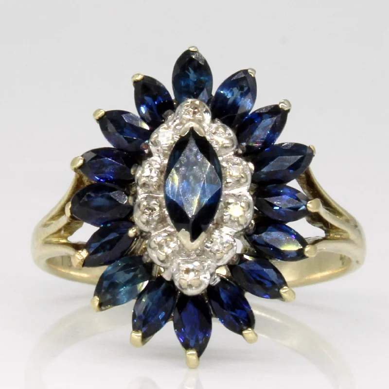 Trending Jewelry Styles Now At Limited-Time Discounts Sapphire & Diamond Cocktail Ring | 1.35ctw, 0.04ctw | SZ 6.75 | Trending Jewelry Styles Now At Limited-Time Discounts Sapphire & Diamond Cocktail Ring | 1.35ctw, 0.04ctw | SZ 6.75 |