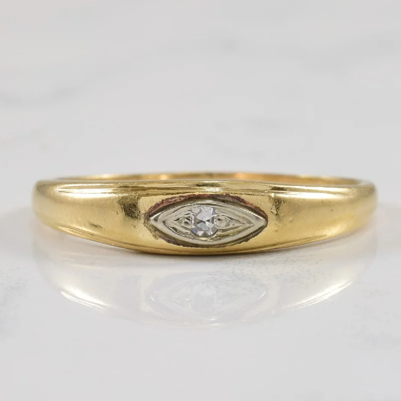 High-Quality Gemstone Jewelry For Special Occasions Solitaire Diamond Tapered Ring | 0.02ct | SZ 8 | High-Quality Gemstone Jewelry For Special Occasions Solitaire Diamond Tapered Ring | 0.02ct | SZ 8 |