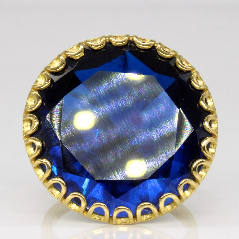 Grab Your Favorite Jewelry At The Lowest Prices Synthetic Spinel Cocktail Ring | 21.55ct | SZ 5.25 | Grab Your Favorite Jewelry At The Lowest Prices Synthetic Spinel Cocktail Ring | 21.55ct | SZ 5.25 |
