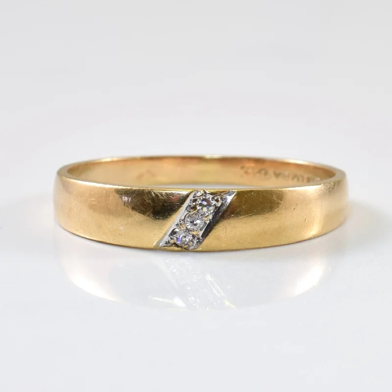 Stunning Statement Jewelry, Unbeatable Discounts Three Stone Diamond Band | 0.03ctw | SZ 10.75 | Stunning Statement Jewelry, Unbeatable Discounts Three Stone Diamond Band | 0.03ctw | SZ 10.75 |