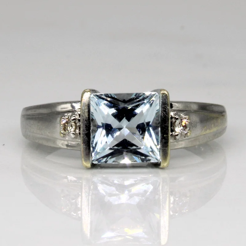 Must-Have Jewelry At Unbelievable Discounts Topaz & Diamond Cocktail Ring | 1.40ct, 0.02ctw | SZ 6.5 | Must-Have Jewelry At Unbelievable Discounts Topaz & Diamond Cocktail Ring | 1.40ct, 0.02ctw | SZ 6.5 |