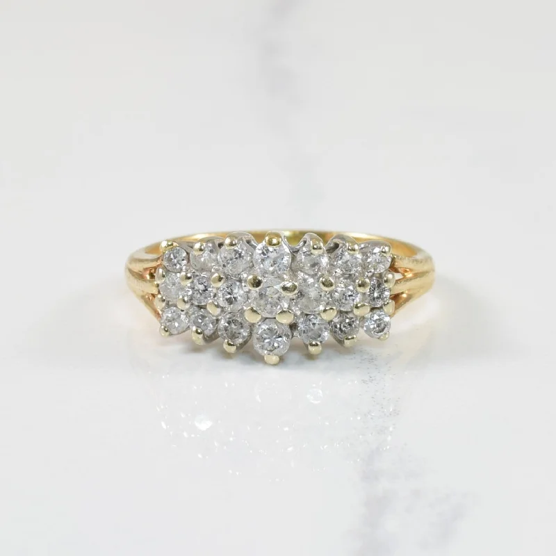 Best-Selling Jewelry Now Available At Special Deals Triple Row Diamond Ring | 0.60ctw | SZ 5.25 | Best-Selling Jewelry Now Available At Special Deals Triple Row Diamond Ring | 0.60ctw | SZ 5.25 |
